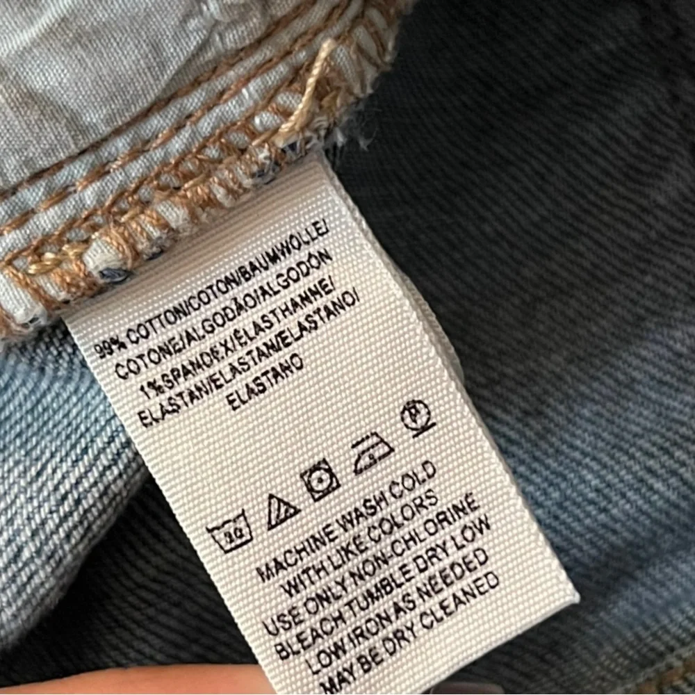 We The Free Free People Medium Wash Denim Distressed Jeans Women’s Size … - Picture 6 of 6